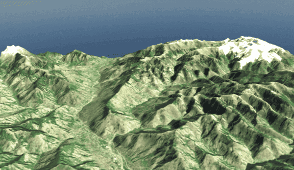 3D Map of Bhuntar–Manikaran | India Map 3D Model 
